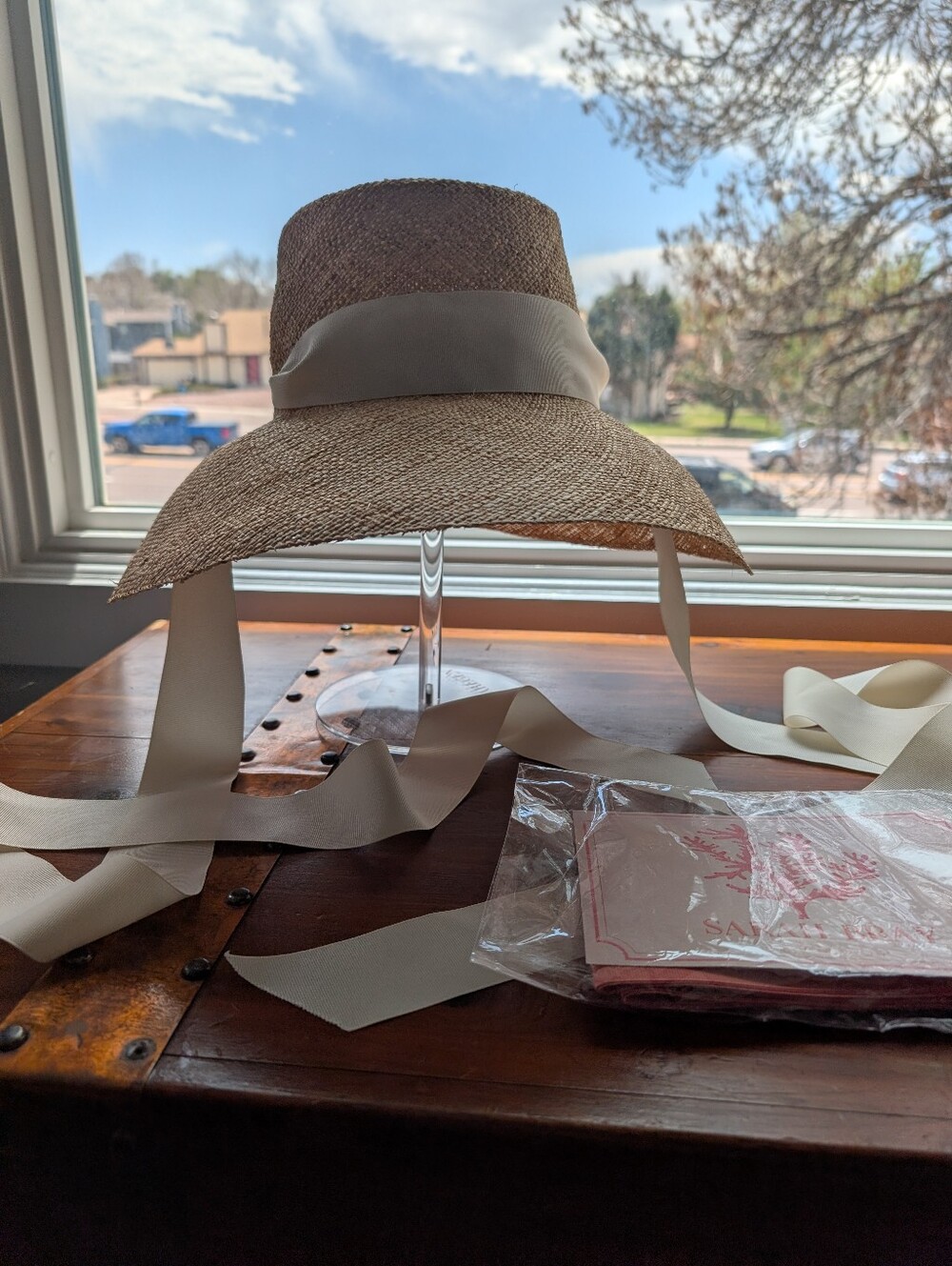 Sarah Bray Bermuda Sun Hat with Exchangeable Ribbons